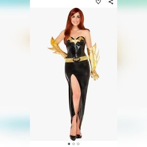 Rubie's Bat Girl Woman costume XS long dress